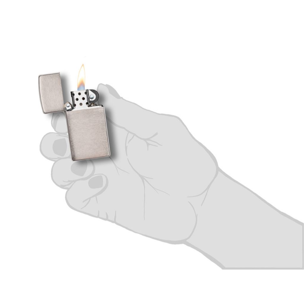 Slim® Brushed Chrome