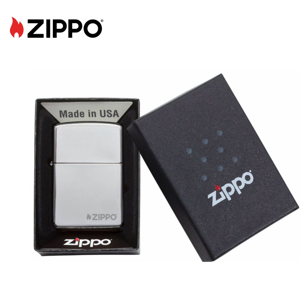 Classic High Polish Chrome with Zippo Logo