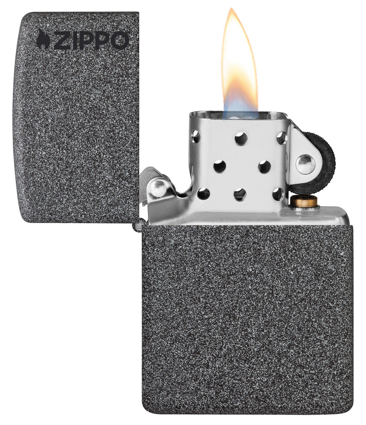 Classic Iron Stone With Zippo logo