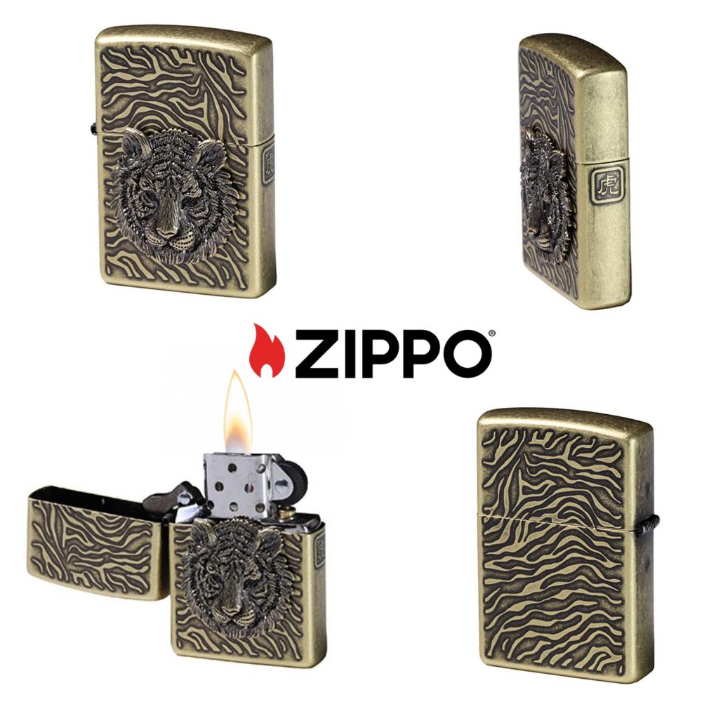 Zippo Tiger Eye Emblem (Gold)