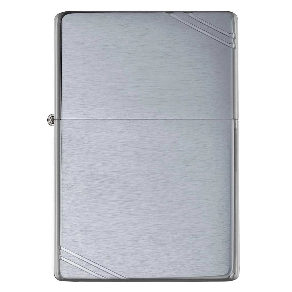 Brushed Chrome Vintage with Slashes