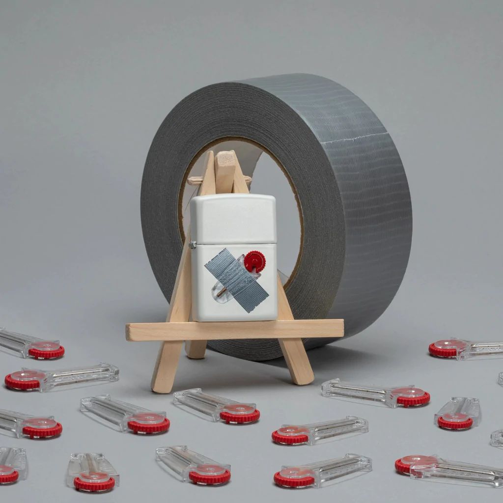 Taped Flint Dispenser