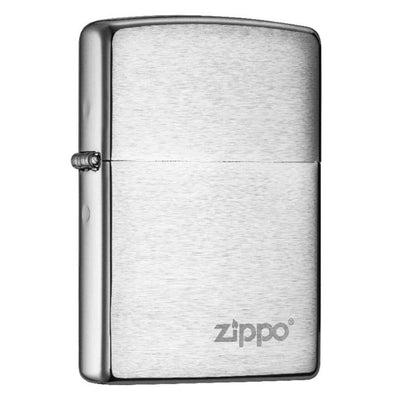 Classic Brushed Chrome with Zippo Logo