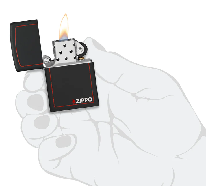 Classic Black and Red Zippo