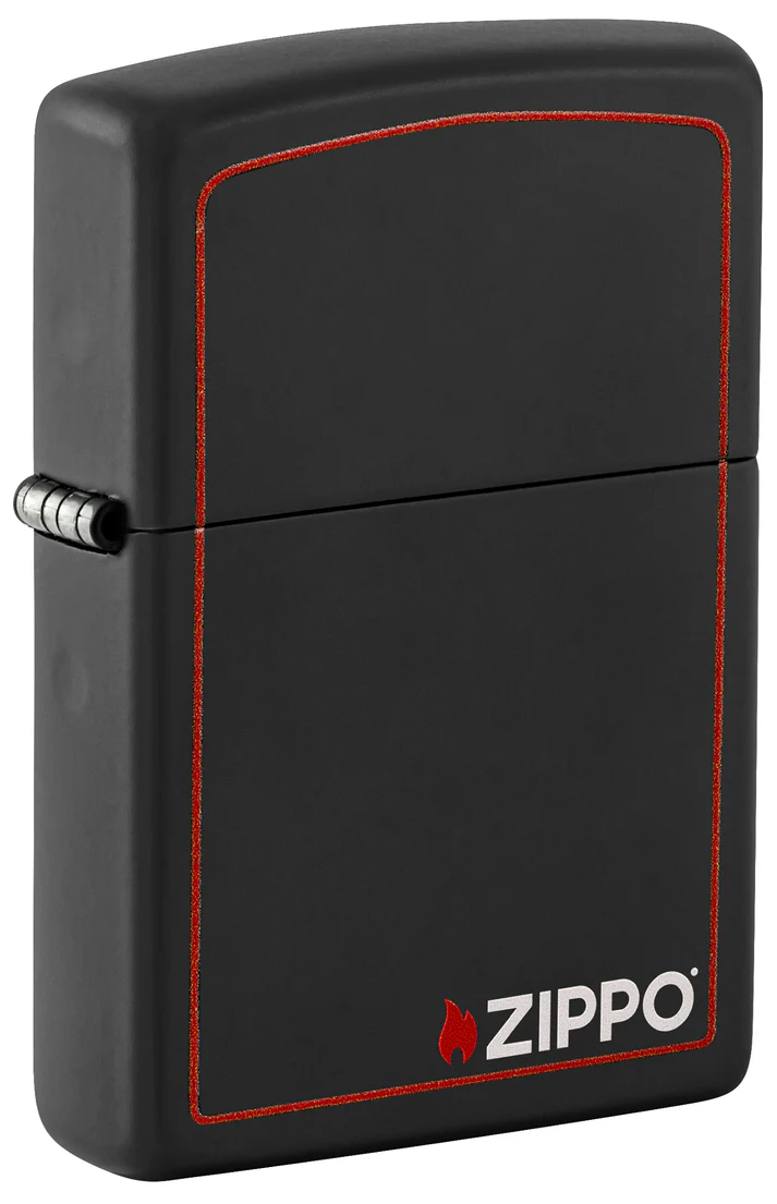 Classic Black and Red Zippo