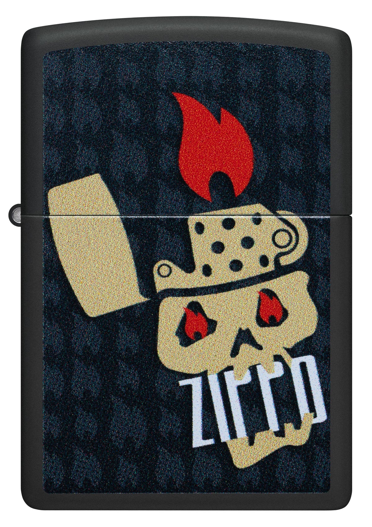 Skull and Flames Design