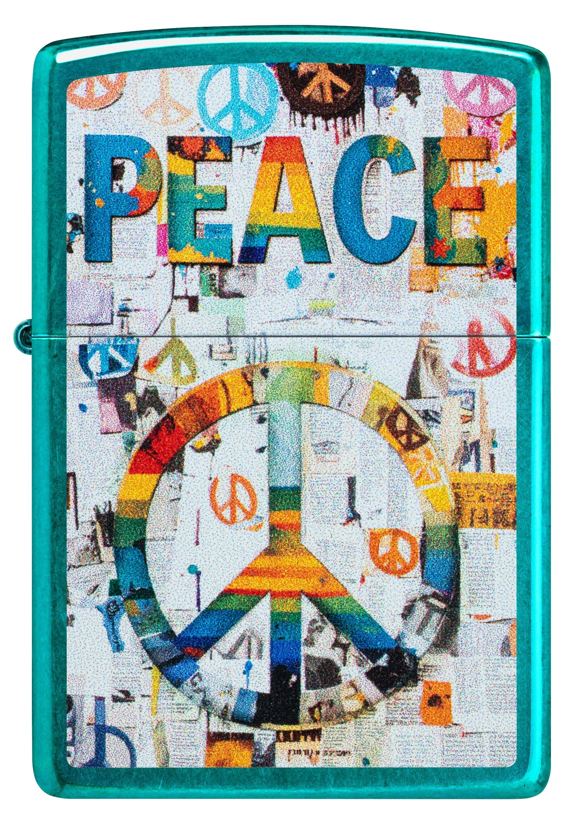 Zippo Peace Collage Design