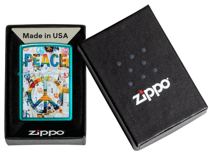 Zippo Peace Collage Design
