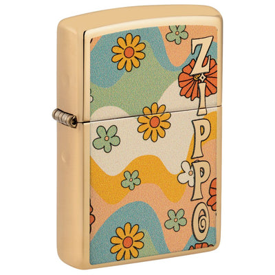 Zippo Flower Power Design