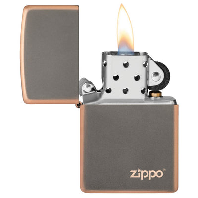 Rustic Bronze Zippo Logo