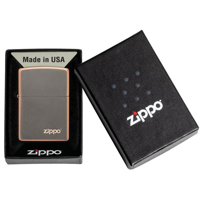 Rustic Bronze Zippo Logo