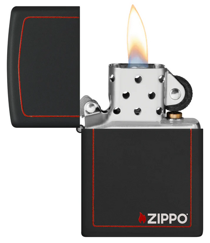 Classic Black and Red Zippo
