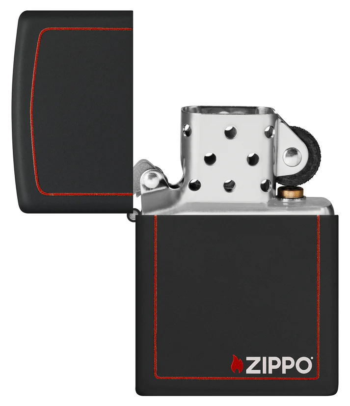 Classic Black and Red Zippo