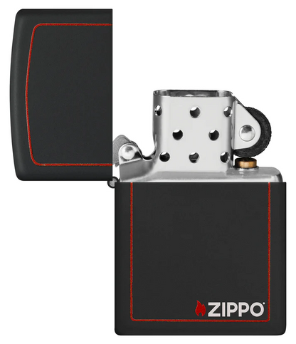 Classic Black and Red Zippo