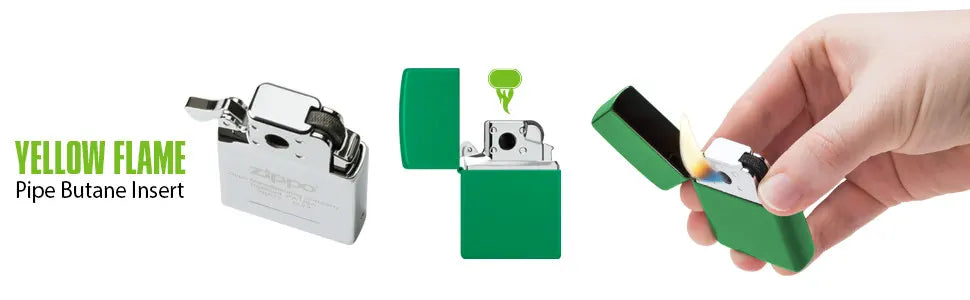 Butane Pipe Lighter Insert- Yellow Flame - Genuine Zippo Malaysia ...