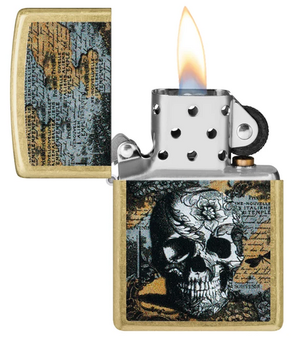 Floral Skull Design