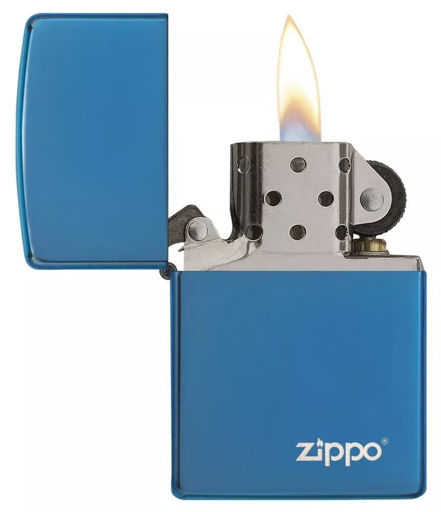 High Polish Blue with Zippo logo