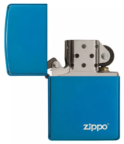 High Polish Blue with Zippo logo
