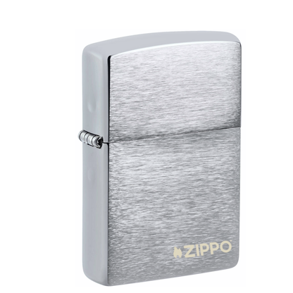 Classic Brushed Chrome with Zippo Logo