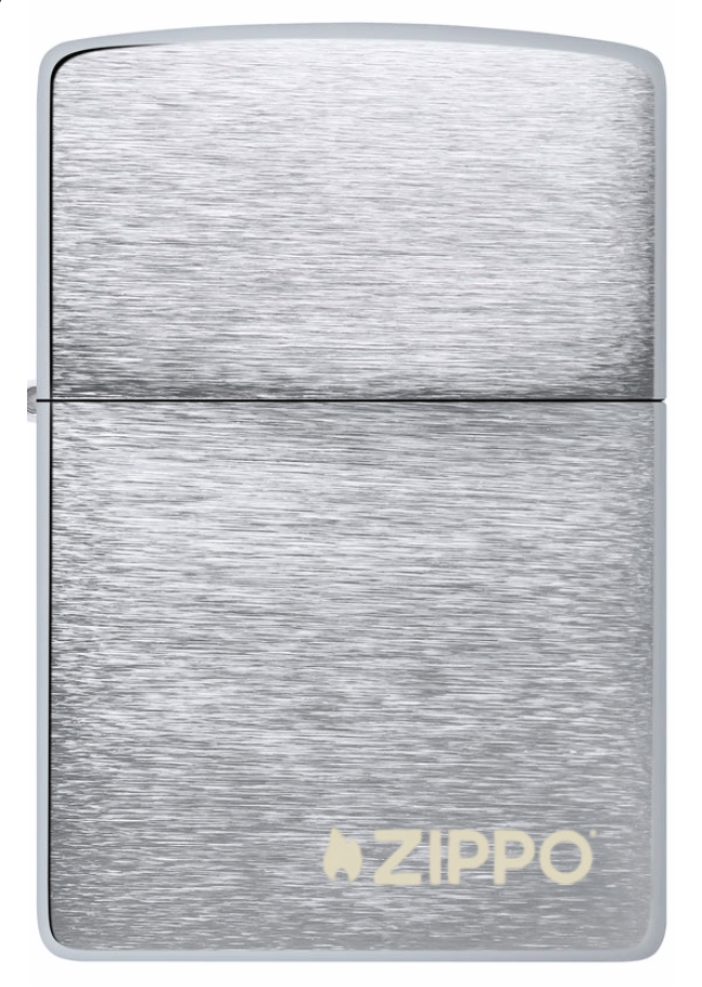 Classic Brushed Chrome with Zippo Logo