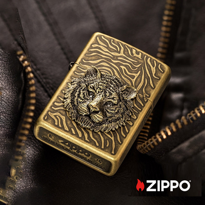 Zippo Tiger Eye Emblem (Gold)
