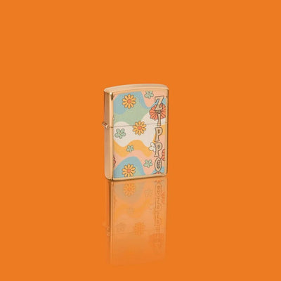 Zippo Flower Power Design