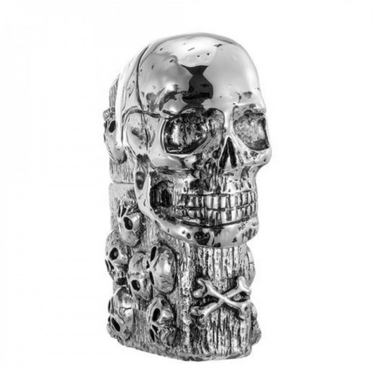 Skull Jacket in Silver