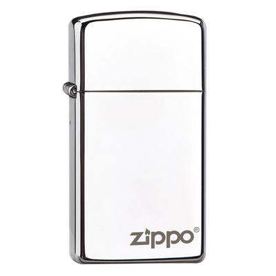 Slim® High Polish Chrome with Zippo Logo