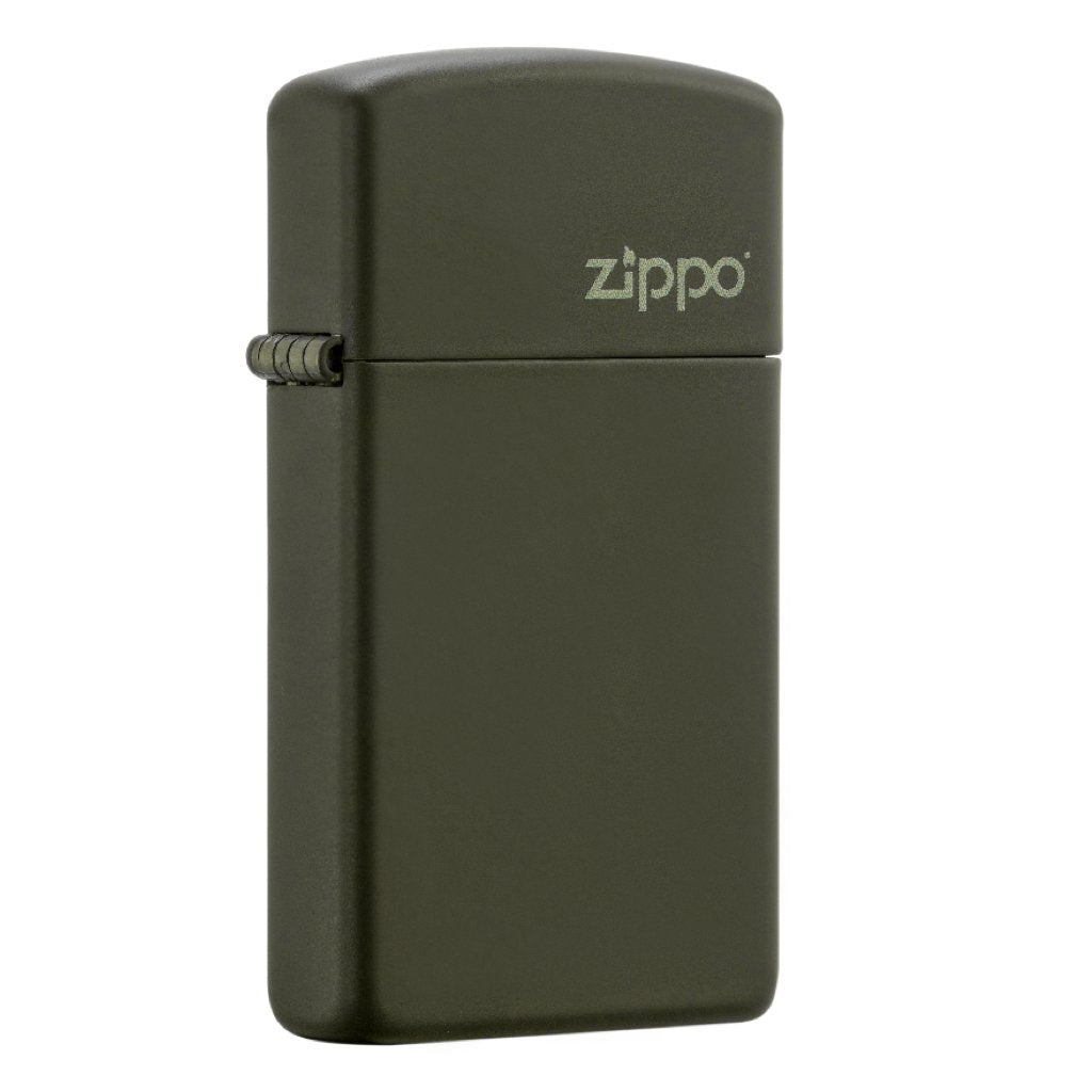 Slim Green Matte with Zippo Logo
