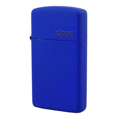 Slim Royal Blue Matte with Zippo Logo