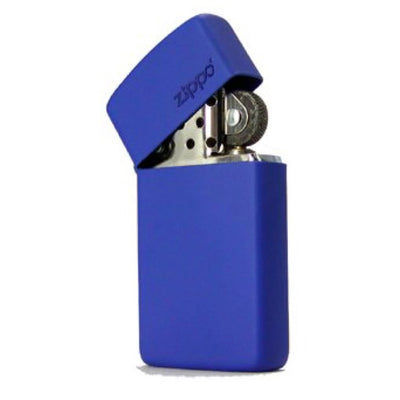 Slim Royal Blue Matte with Zippo Logo