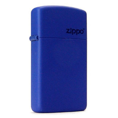 Slim Royal Blue Matte with Zippo Logo