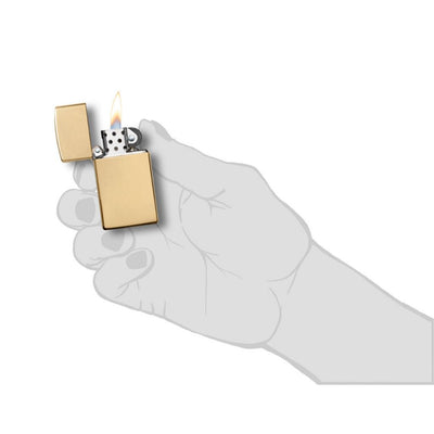 Slim® High Polish Brass