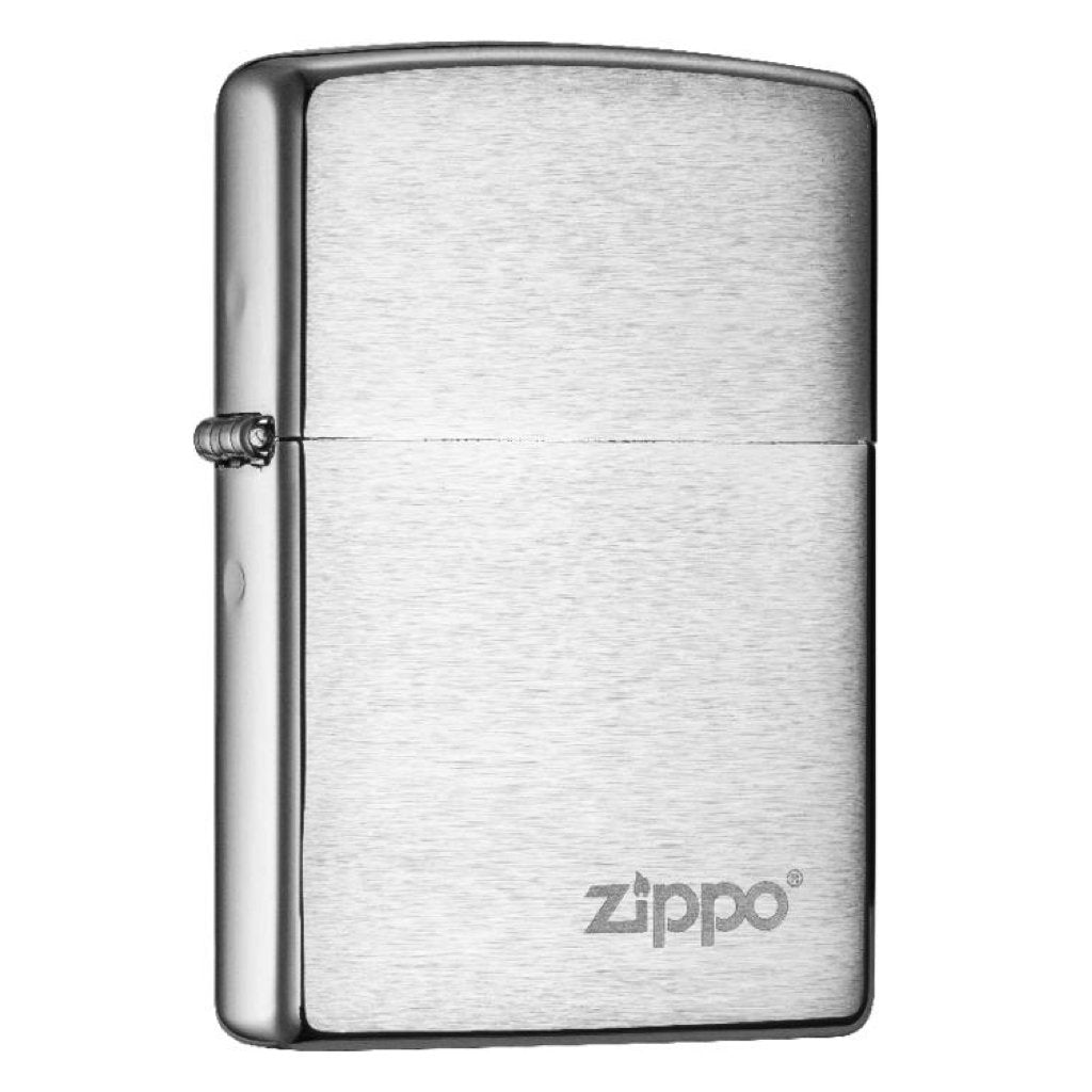 Classic Brushed Chrome with Zippo Logo