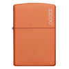 Orange Matte with Zippo Logo