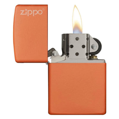 Orange Matte with Zippo Logo