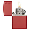 Red Matte with Zippo Logo