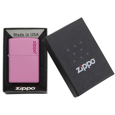 Pink Matte with Zippo Logo