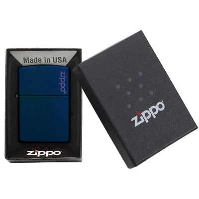 Navy Matte with Zippo Logo