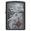 Ship Shark Emblem Design
