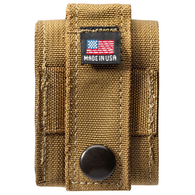 Coyote Tactical Pouch and Black Crackle Windproof Lighter Gift Set