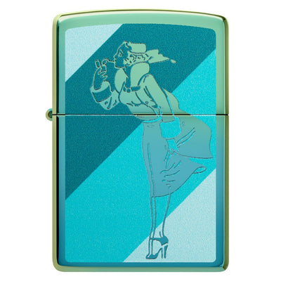 Teal Windy Design