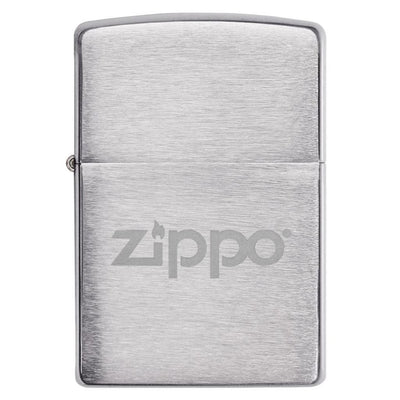 Classic Brushed Chrome with Zippo Logo