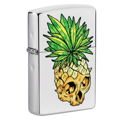 Leaf Skull Pineapple Design