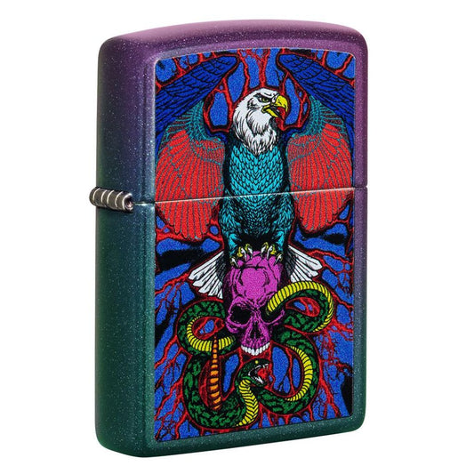 Eagle, Snake, Skull Design