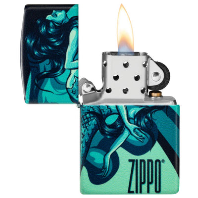 Mermaid Zippo Design