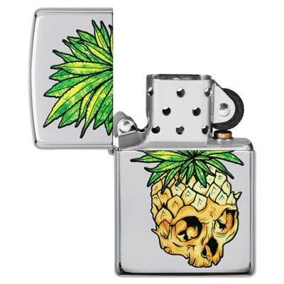 Leaf Skull Pineapple Design