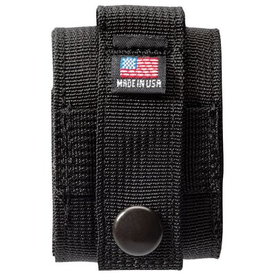 Black Tactical Pouch and Black Crackle Windproof Lighter Gift Set